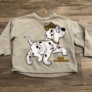 Zara Dalmatian long sleeve shirt